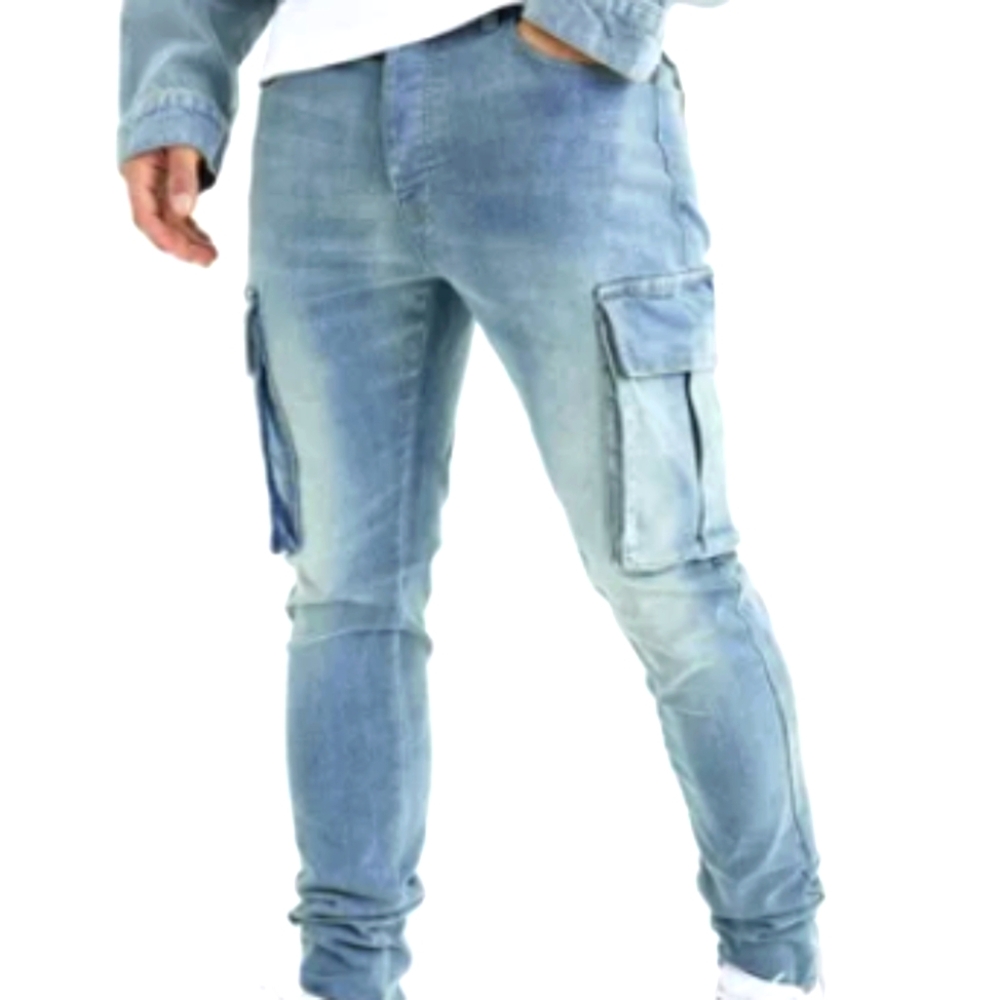 BoohooMan Skinny Jeans Cargo